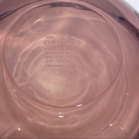 PYREX Amethyst Cranberry Purple Casserole And Bowl Set Of 3 - Picture 4 of 16